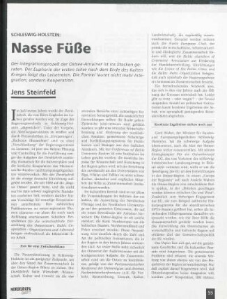 Schleswig-Holstein: Nasse Füße