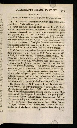 305-311, Sectio V - VIII