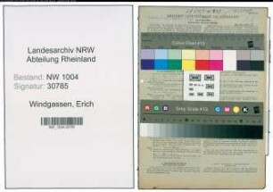 Entnazifizierung Erich Windgassen , geb. 02.07.1894 (Grosshaendler)