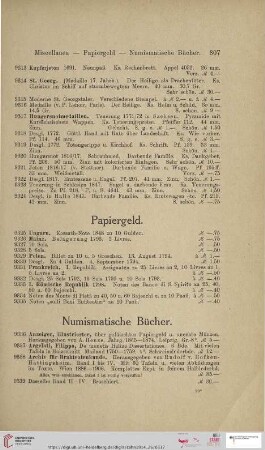 Papiergeld (Nr. 9325-9335)