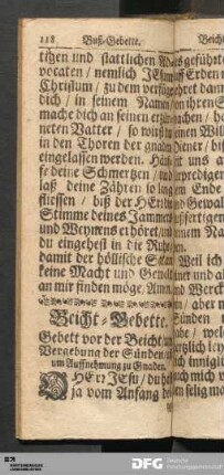 Beicht-Gebette.