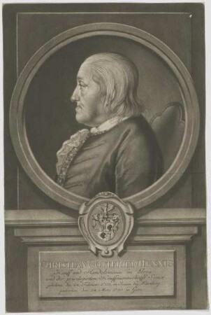 Bildnis des Christian Gottfried Hennig