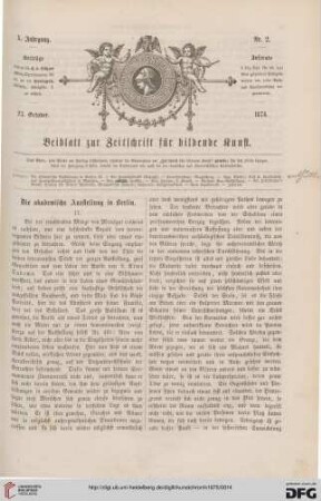 Die akademische Ausstellung in Berlin, [2]