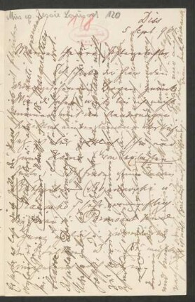 Brief an Marie von Bülow : 05.09.1896