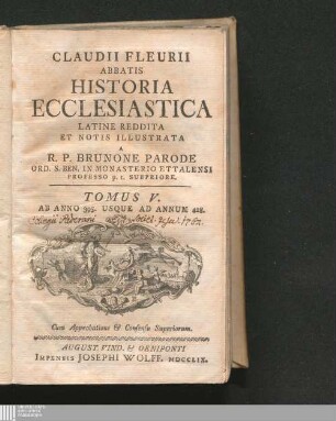 Tomus V.: Ab Anno 395. Usque Ad Annum 428