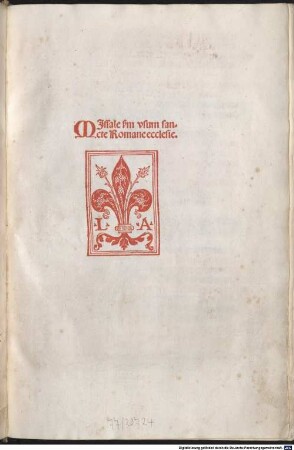 Missale Romanum