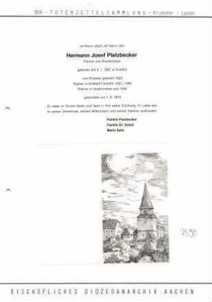 Platzbecker, Hermann Josef