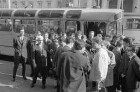 Freundschaftsbesuch von Gewerbeschülern aus Nancy mit Schülern der Carl-Benz-Gewerbeschule Karlsruhe.