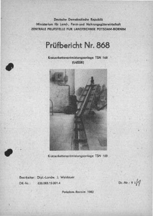 Kratzerkettenentmistungsanlage TSN 160