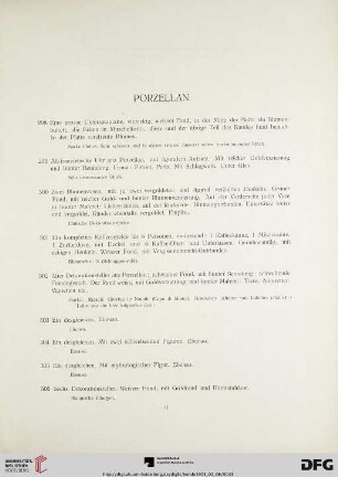 Porzellan (Nr. 298-433)