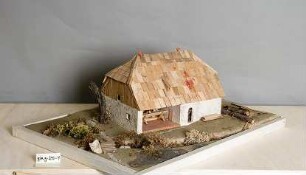 Gsaenger, Gustav; Varia: Nicht zugeordnete Projekte - Modell eines Bauernhofs (Spielhaus)