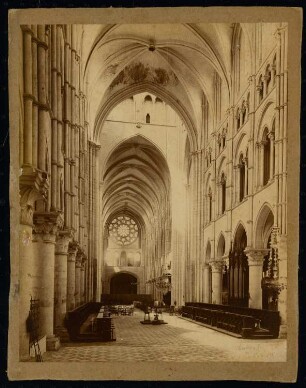 Kathedrale, Laon: Innenraum, Blick nach Westen