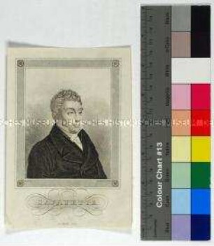 Porträt des französischen Generals und Politikers Marie-Joseph du Motier Marquis de Lafayette