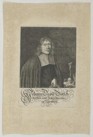Bildnis des Johann David Götsch