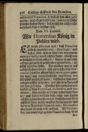Das VI. Capitel. - Das XI. Capitel.