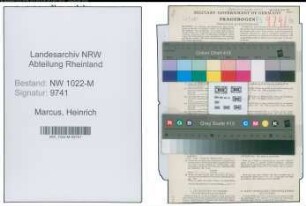 Entnazifizierung Heinrich Marcus , geb. 27.03.1912 (Studienrat)