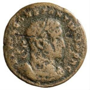 Münze, Follis, Aes 1, Sommer 307 n. Chr.
