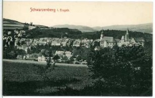 Schwarzenberg. Stadtansicht
