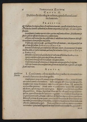Capvt II. De subiecto theologiae casuum, quod est conscientia hominis.