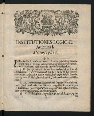 Institutiones Logicae