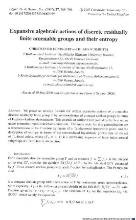 Expansive algebraic actions of discrete residually finite amenable groups and their entropy
