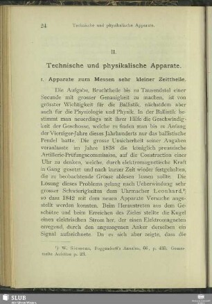 II. Technische und physikalische Apparate