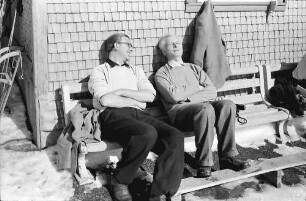 Schauinsland: Sonnende Leute; Dr. Schempp und ich [Willy Pragher]