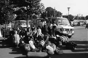 Freiburg: Ankunft und Lager mit Gepäck