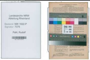 Entnazifizierung Rudolf Pahl , geb. 20.09.1921 (Kaufmaennischer Angestellter)