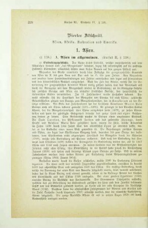 Vierter Abschnitt. Asien, Afrika, Australien und Amerika