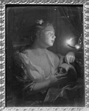 Die büßende Magdalena mit dem Totenkopf
