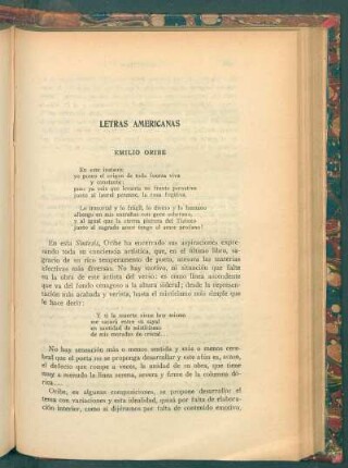 Letras americanas