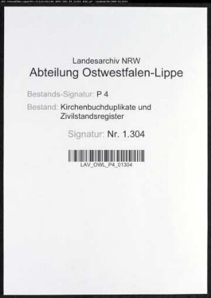 Kirchenbuchduplikat der katholischen Gemeinde Iserlohn (GT 1838). (Gemeinde: Iserlohn, katholische Gemeinde)