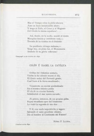 Colón e Isabel la Católica