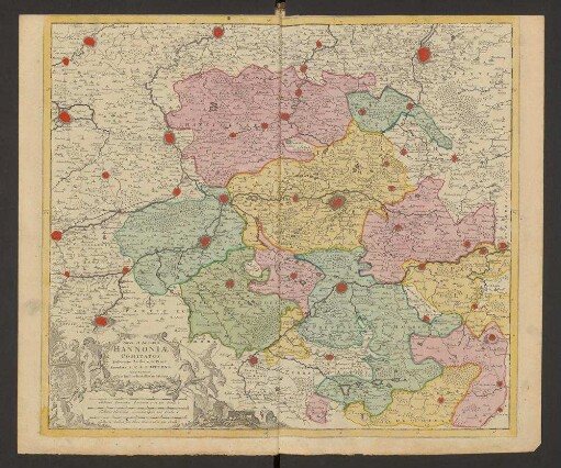 Nova et Accurata Hannoniae Comitatus Delinatio : cum Privil: Ordin: Holl': et West-Friesiae