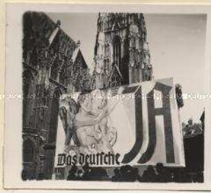 Wien, Wahlpropaganda vor St. Stephan