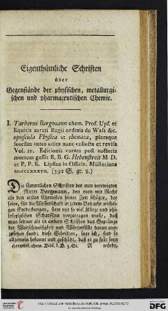 Eigenthümliche Schriften