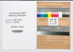 Entnazifizierung Hulda Gehrke, geb. 02.02.1900 ()
