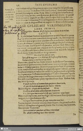 Iani Gulielmii Versismilium lib. III.