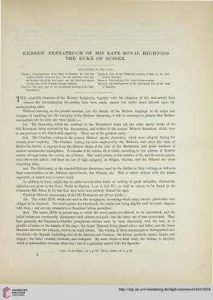 Hebrew Pentateuch of his late Royal Highness The Duke of Sussex