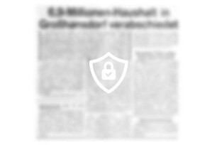 6,9-Millionen-Haushalt in Großhansdorf verabschiedet