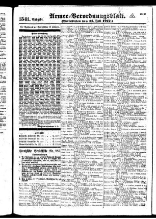 1541.Ausgabe. Mittwoch, 11. Juli 1917