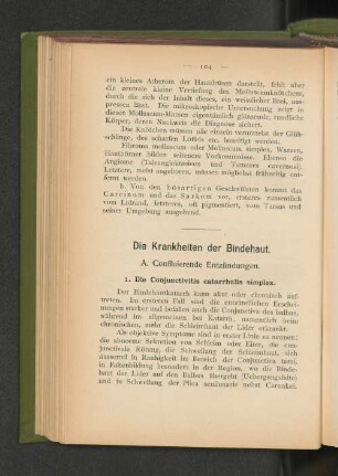 Die Krankheiten der Bindehaut.