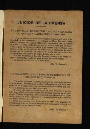 Juicios de la prensa