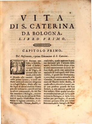 Vita della beata Caterina de Bologna ...