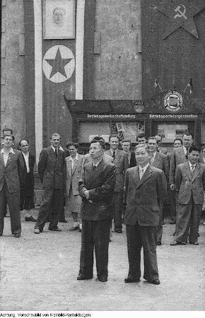 Besuch des Außenministers der Demokratischen Volksrepublik Korea (Nordkorea), Juli 1954