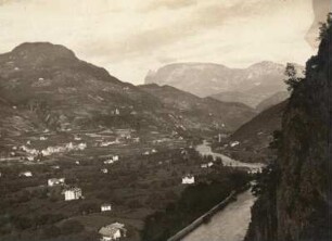 Südtirol. Eisacktal und Schlern vom Weg zur Virgl bei Bozen