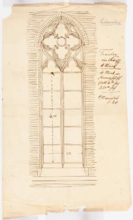 Erweiterung der St. Joseph und Medardus-Kirche, Lüdenscheid: Fenster des Langschiffs 1:20