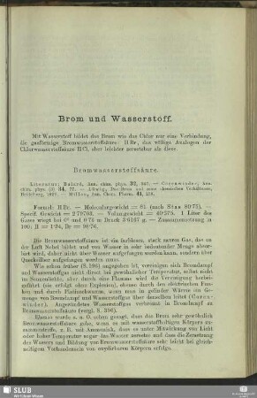 Brom und Wasserstoff