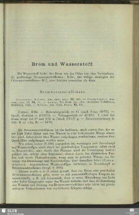 Brom und Wasserstoff
